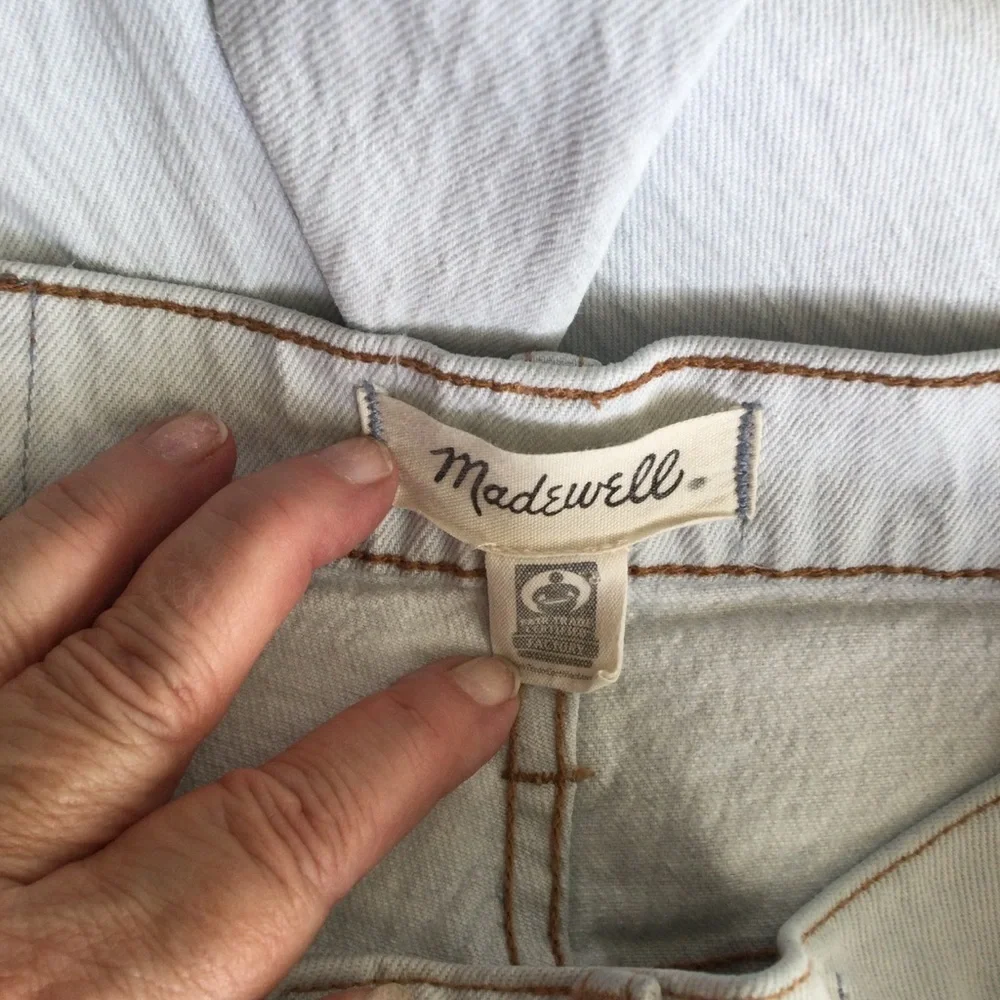 MADEWELL The Perfect Vintage Wide Leg Cropped Jean Size 27 - Picture 9 of 11